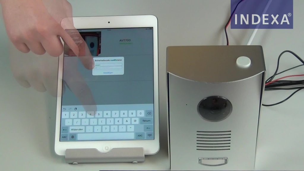 INDEXA: App-Video-Türsprechstelle AVT700 (iOS)