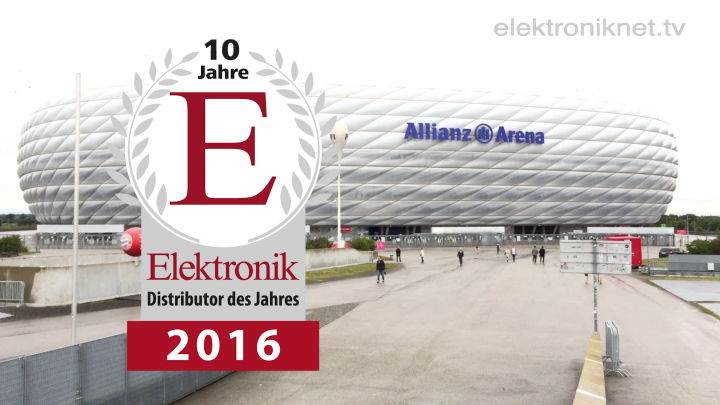 Die Preisverleihung »Elektronik-Distributor des Jahres 2016«