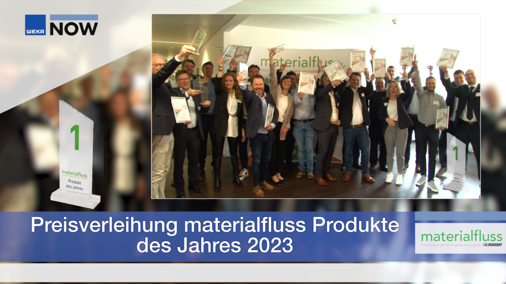 Preisverleihung materialfluss Produkte des Jahres 2023